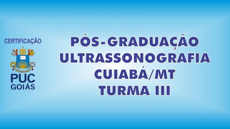 Ultrassonografia  3ª Turma Cuiabá/MT